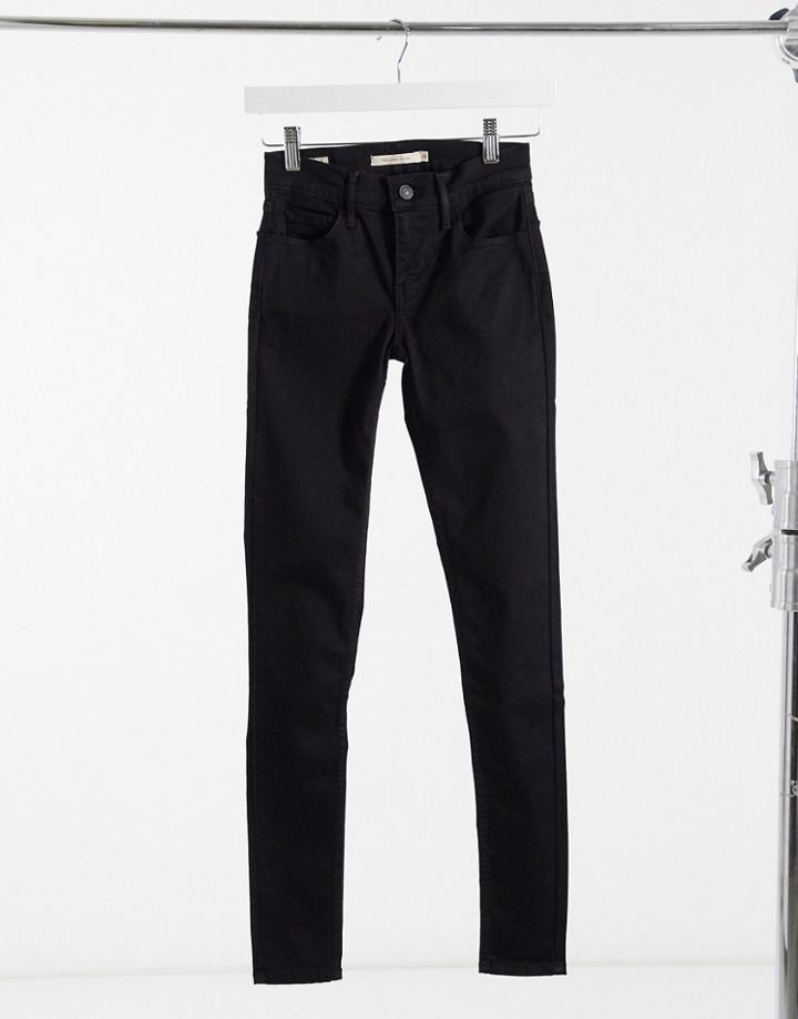Levi's 710 Innovation Super Skinny Galaxy Jeans In Black