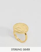 Katie Mullally Gold Irish Coin Adjustable Ring - Gold