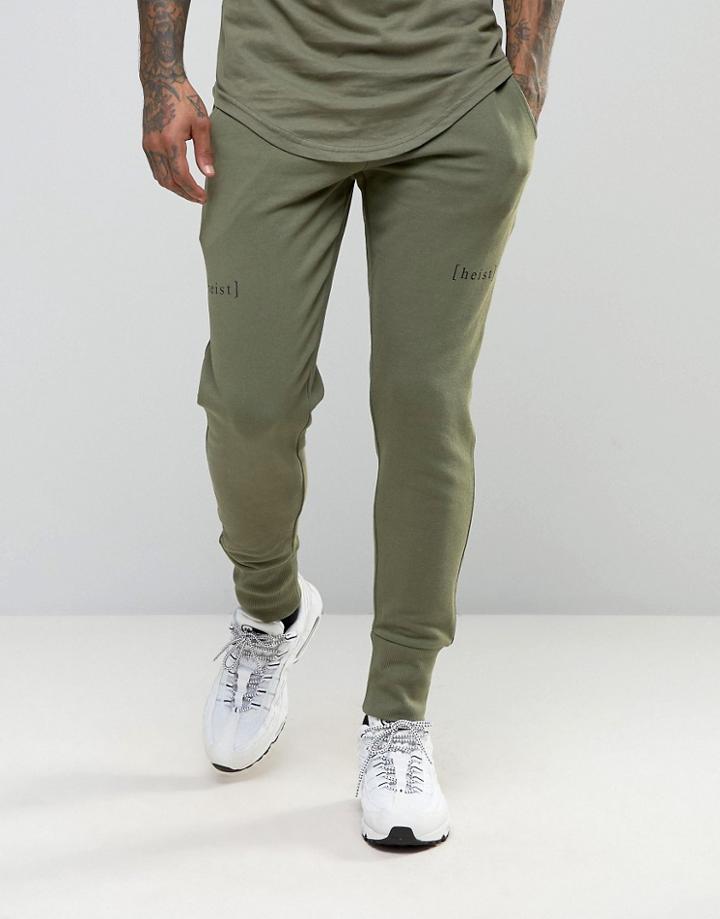 Heist Slim Fit Joggers - Green
