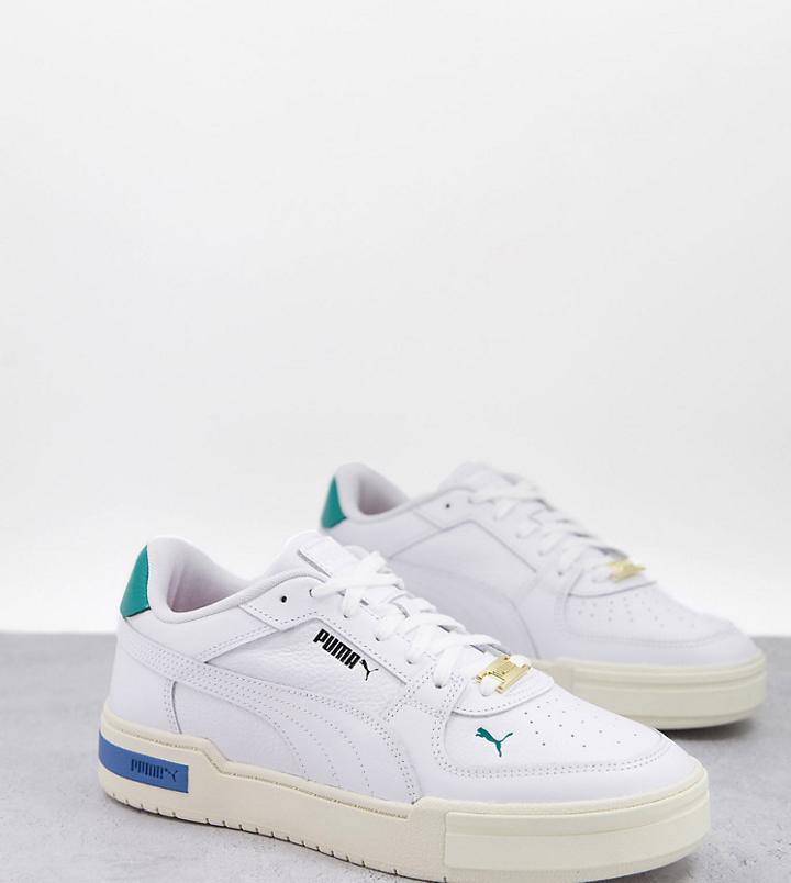 Puma Ca Pro Jewel Sneakers In White And Blue Exclusive To Asos