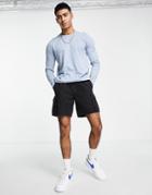 Brave Soul Long Sleeve Top In Steel Blue