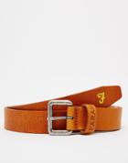 Farah Greco Leather Belt - Tan