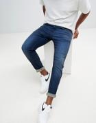 G-star 3301 Slim Jeans Vintage Dk Aged - Blue