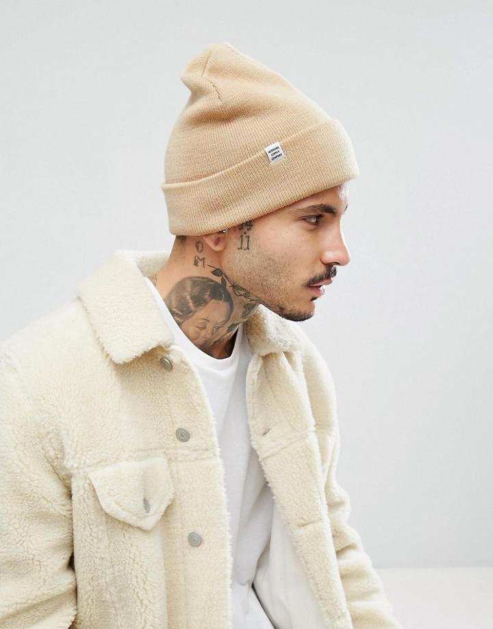 Herschel Supply Co Frankfurt Cuffed Beanie - Beige
