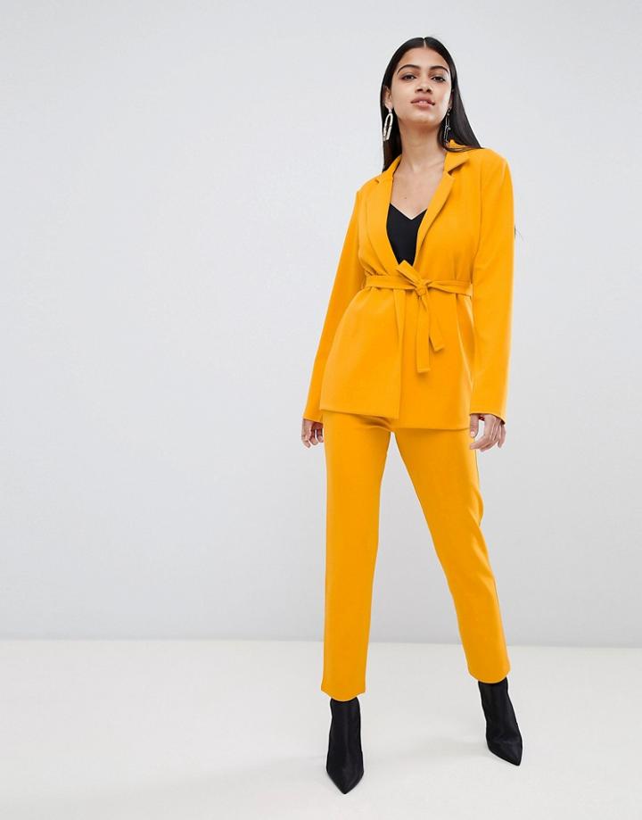 Lasula Cigarette Pants In Yellow - Yellow