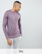 Ted Baker Tall Crew Neck Sweater In Pink