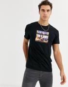 Jack & Jones Originals Oversize Fit Holidays Lit T-shirt In Black