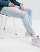 Lee Rider Slim Jeans In Moonstone (light Wash) - Blue