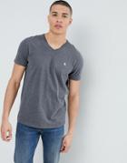 Abercrombie & Fitch Pop Icon V-neck T-shirt In Dark Gray - Gray