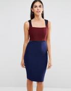 Vesper Sleeveless Pencil Dress - Navy