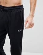 Boss Contemporary Joggers With Cuffed Ankle In Regular Fit - Black