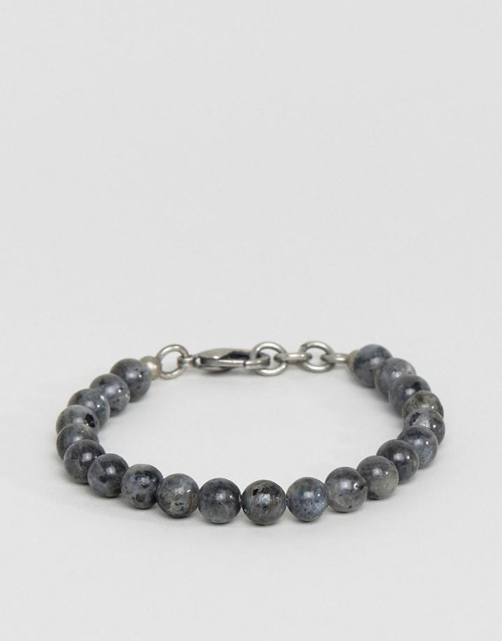 Seven London Gray Beaded Bracelet - Gray
