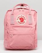 Fjallraven Classic Mini Kanken Backpack In Pastel Pink - Pink