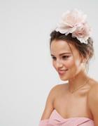Asos Pretty Soft Flower Fascinator Headband - Pink