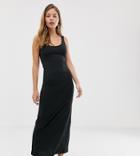Vero Moda Petite Jersey Maxi Dress In Black - Black