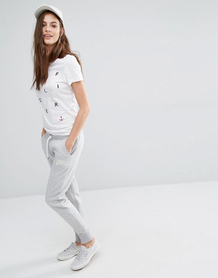 Tommy Hilfiger Logo Sweat Pants - Gray