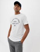 Tommy Hilfiger Multi Layered Logo Graphic T-shirt - White