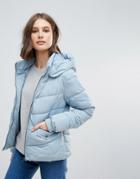 Only Sanna Short Quilted Jacket - Blue