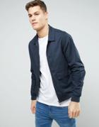 D-struct Cotton Harrington Jacket - Navy