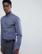 Jack & Jones Slim Fit Long Sleeve Shirt - Navy