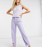 Reclaimed Vintage Inspired 90s Dad Jeans In Lilac Wash-purple