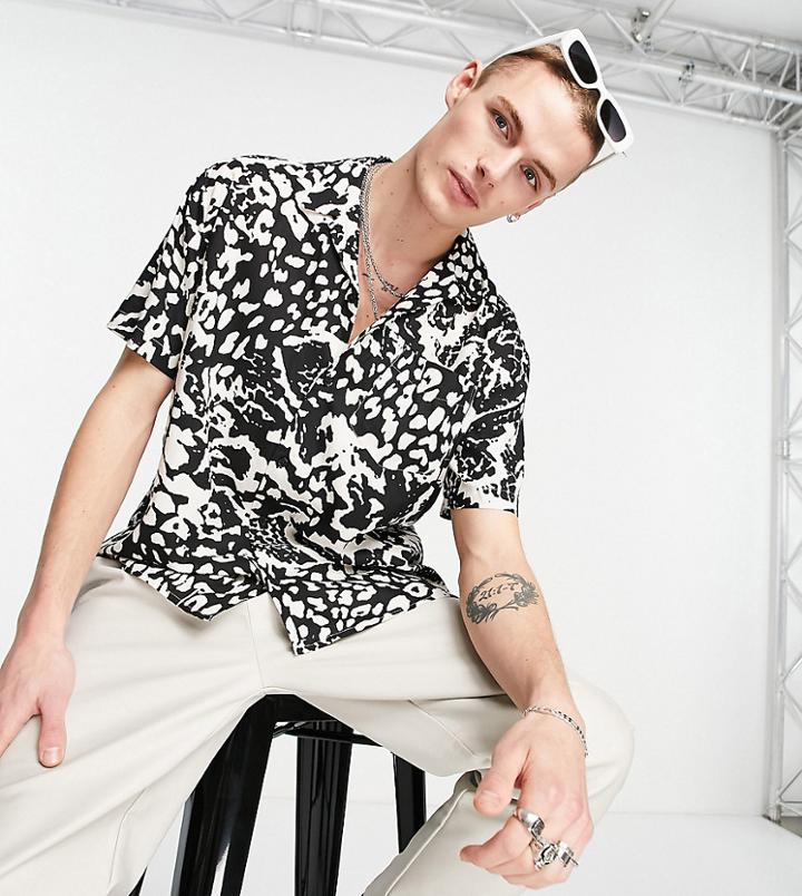 Reclaimed Vintage Inspired Animal Revere Shirt Set-multi