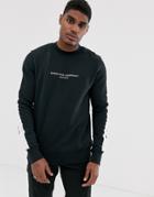 Wesc Miles Sleeve Stripe Sweater-black