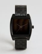 Nixon A1245 Time Tracker Bracelet Watch In Black - Black