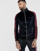 Liquor N Poker Zip-through Sweat In Plaid - Multi