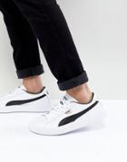 Puma Breaker Leather Sneakers In White 36607802 - White