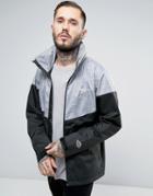 Columbia Inner Limits Hooded Jacket Waterproof Tricolour In Black 2 Tone - Black