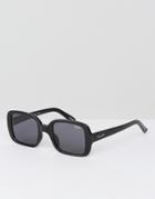 Quay Australia X Kylie Jenner 20s Oversized Square Sunglasses In Black - Black