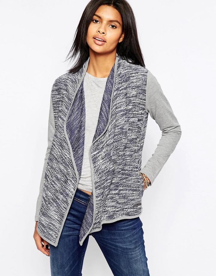 Pepe Jeans Waterfall Knitted Jacket - Navy