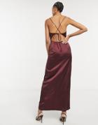 Steele Hayden Maxi Dress In Brown