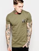 11 Degrees Logo T-shirt - Green