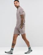 Asos Loungewear Shorts In Towelling - Brown