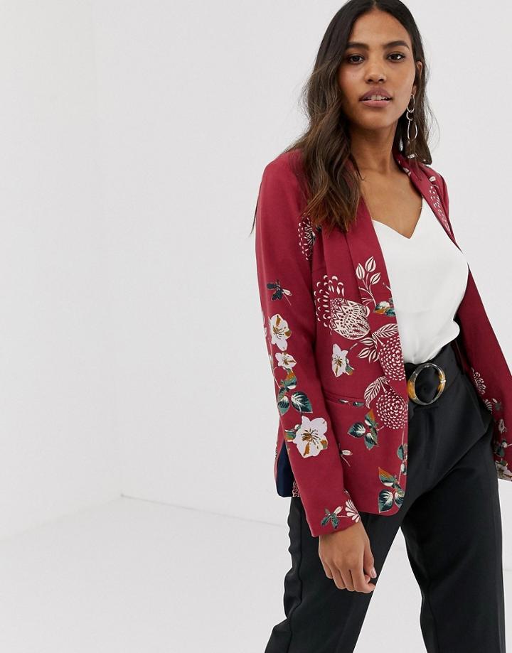 Vila Floral Blazer - Multi