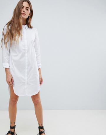 Pieces Benita Shirt Dress - White