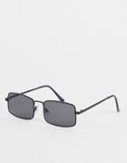 Madein Rectangle Sunglasses With Matte Black Frames