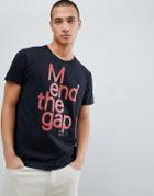 Nudie Jeans Co Anders Mend The Gap T-shirt - Black