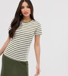 Asos Design Tall Crew Neck T-shirt In Stripe