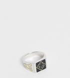 Serge Denimes Two Tone Rio Ring In Sterling Silver - Silver