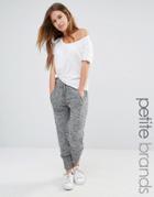Vero Moda Petite Tie Front Joggers - Dgm