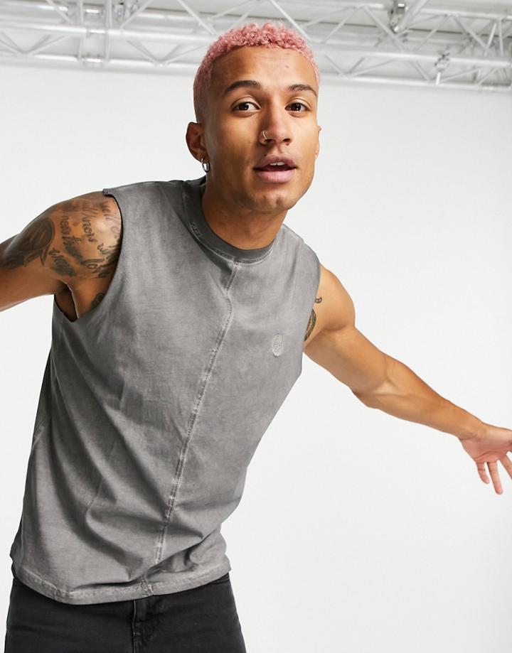 Bolongaro Trevor Bali Skull Badge Tank-grey