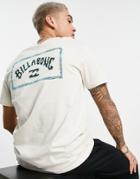 Billabong Arch T-shirt In Cream-copper