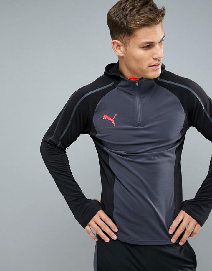 Puma Football Evotrg Training Hoodie In Black 65532906 - Black
