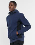Only & Sons Hooded Jacket In Blue-blues