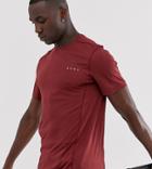 Asos 4505 Tall Training T-shirt With Quick Dry In Red - Red