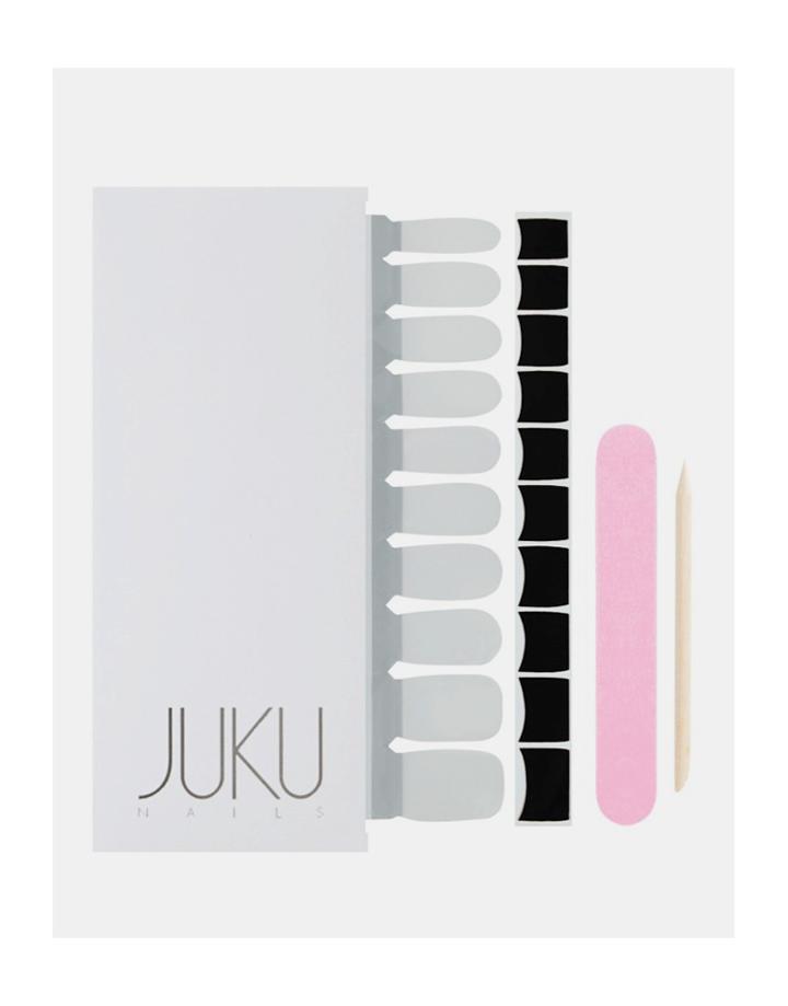 Juku Nails French Tips - Black - Black