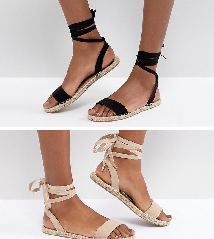 Asos Jenica Two Pack Espadrille Sandals - Multi
